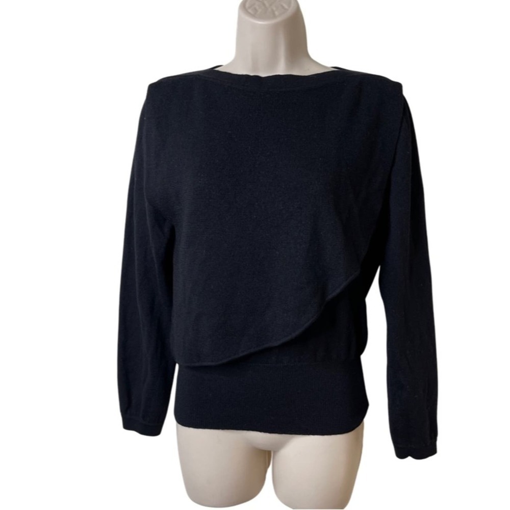 Vintage Sonia Rykiel Knit black 100% wool sweater sz S